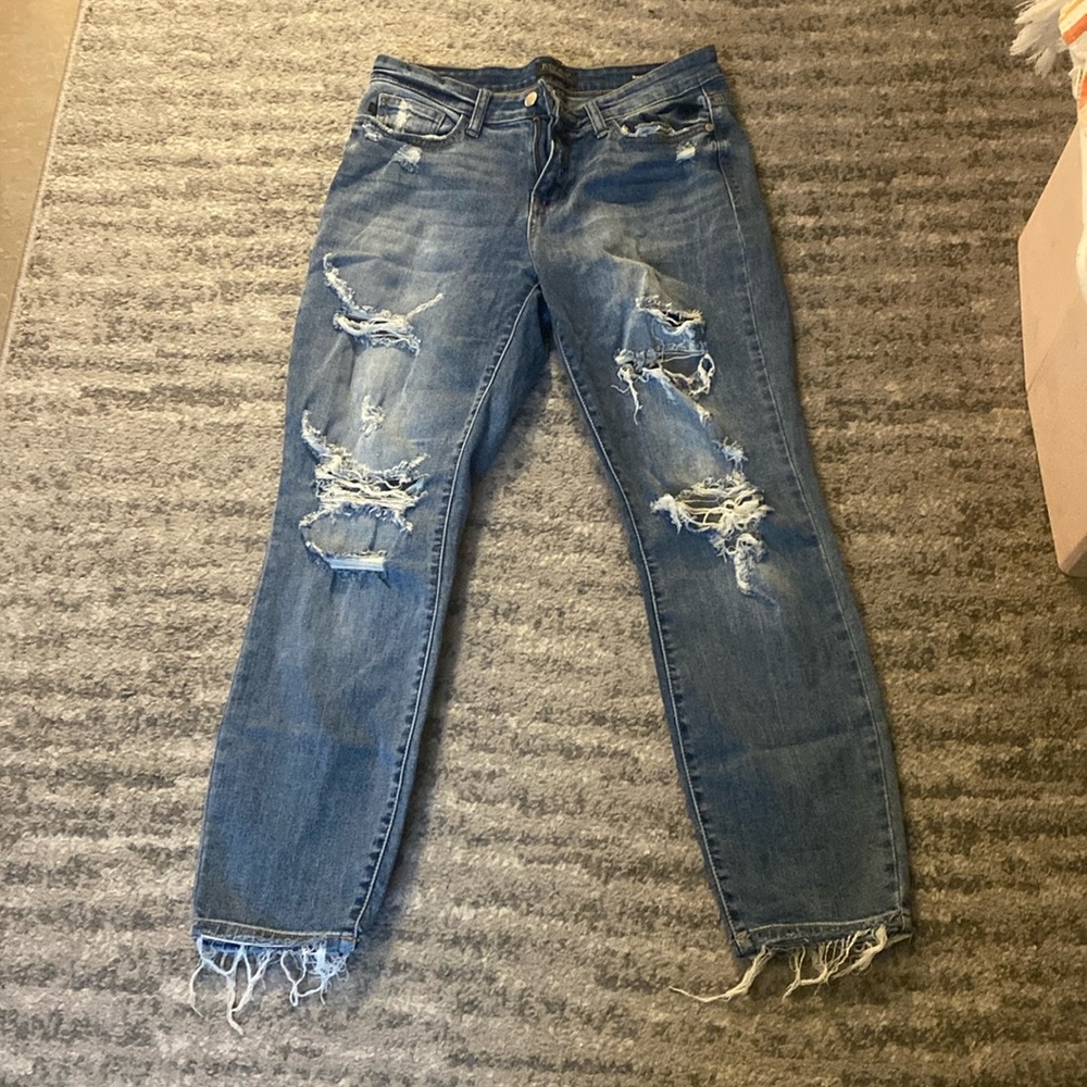 Dark wash jeans, size 5/27